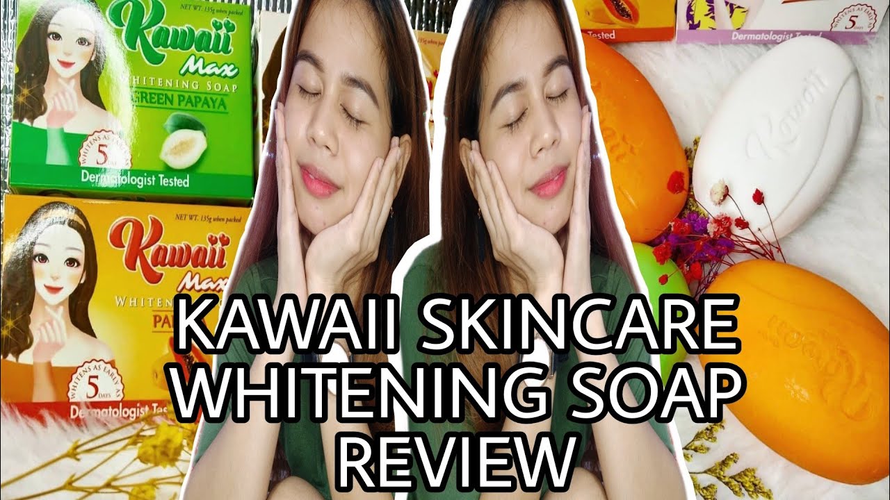 kawaii glutathione soap review KAWAII SKINCARE WHITENING SOAP REVIEW WHITER SKIN AS EARLY AS 5 DAYS?  PAPAYA / KOJIC / GLUTATHIONE