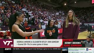 WBB: Amoore and Kitley on Gameday