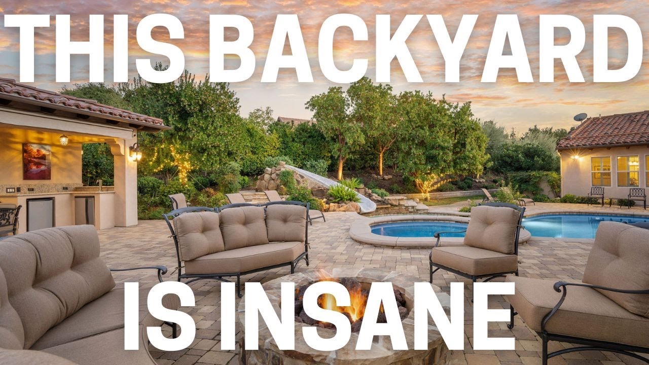 The Backyard of This $2.5M Santa Clarita Home is Insane