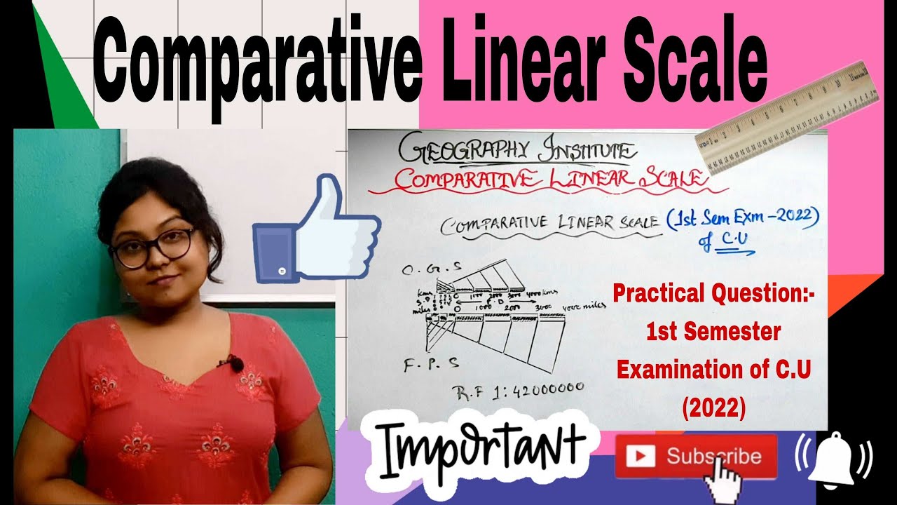 COMPARATIVE LINEAR SCALE (Question of CC2 of C.U , batchIII, 2018)By Sagarika Nag YouTube
