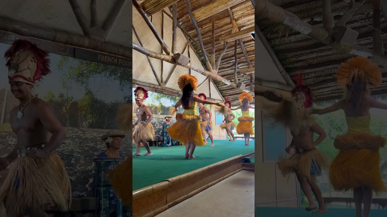 Tahitian Dancers at the Polynesian Cultural Center 