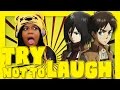 Attack On Titan in 9 Minutes | Try Not To Laugh | AyChristene Reacts