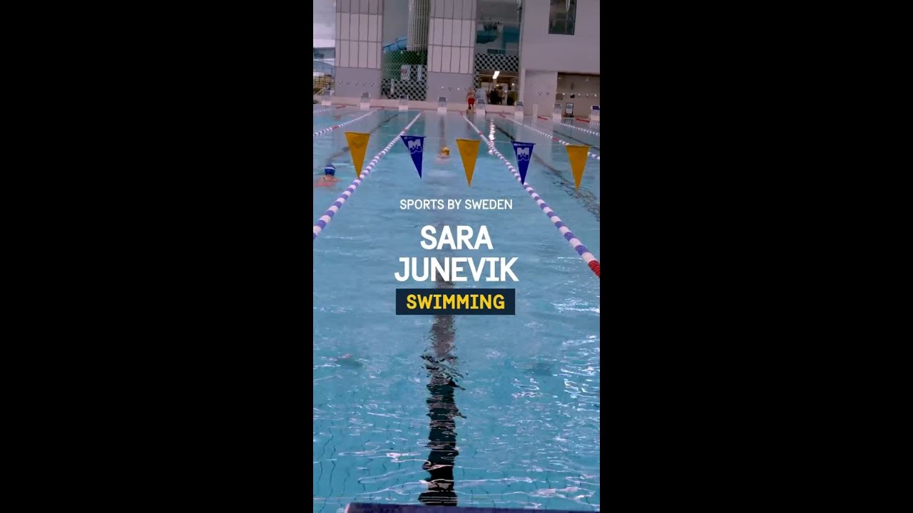 Sara Junevik, one of Sweden's rising stars in swimming!
