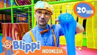 Belajar Membuat Slime | Blippi Bahasa Indonesia - video anak-anak | Eksplorasi Blippi