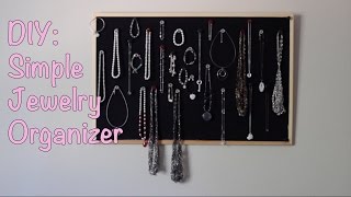 Hey, guys! today i'm showing you how i made my super simple diy
jewelry organizer and display out of an inexpensive bulletin board
from goodwill some ran...