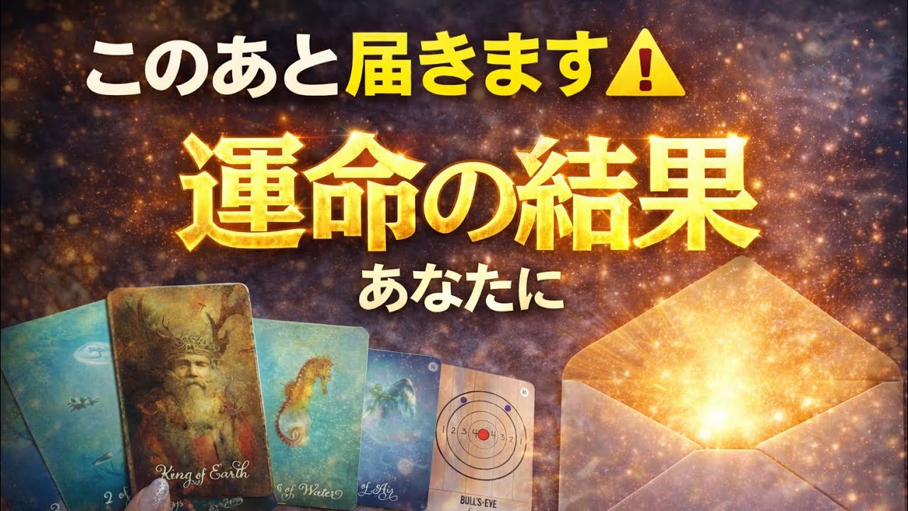 このあと届きます⚠️ あなたが受け取る運命の結果