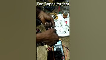 how to check fan capacitor 🔥⚠️