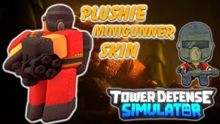 скин Plushie Minigunner tds, обновление tds update, плюшевый миниганнер обзор скина