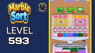 Marble Sort level 593 walkthrough solution
