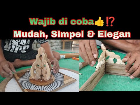 Hasilnya Tidak Kalah Mewah👍‼️Membuat Sangkar Burcil dari Bambu & Kayu Jati