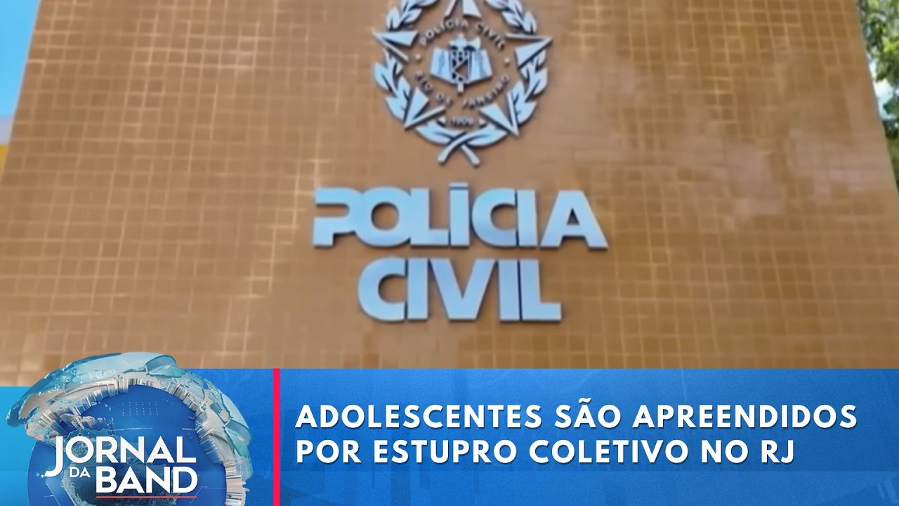 Adolescentes são apreendidos por estupro coletivo no RJ