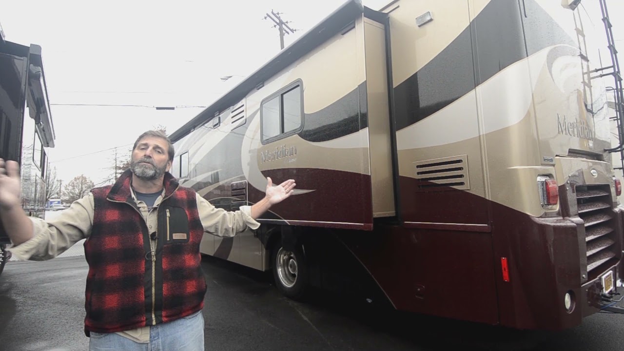 The RV Corral 2011 Winnebago Meridian 34Y Stock # CA1117