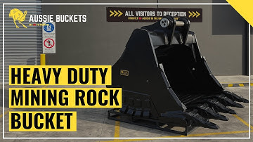 Aussie Buckets Heavy Duty Mining Rock Bucket Walkaround | Aussie Buckets