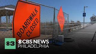 Ventnor, New Jersey, boardwalk repairs continue after weather delays