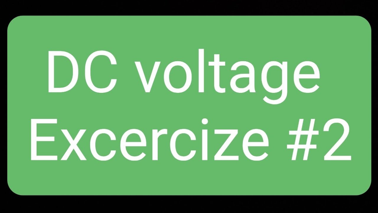 DC voltage Ex.2 #grade9 #physics #electricity #voltage #current - YouTube