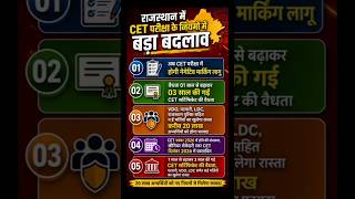 Rajasthan CET 2026 🔥 CET 12th Level + Graduation Level Full Details | Exam Date, Vacancy, Syllabus