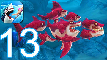 Hungry Shark World Gameplay Walkthrough Part 13 - The Frenzy (ios,Android)