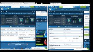 TT Liga Pro Moscow : 1xbet and comparison odds logged in/off