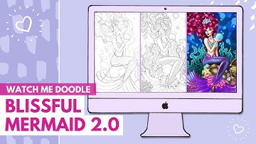 TIMELAPSE: Watch me draw and colour the 