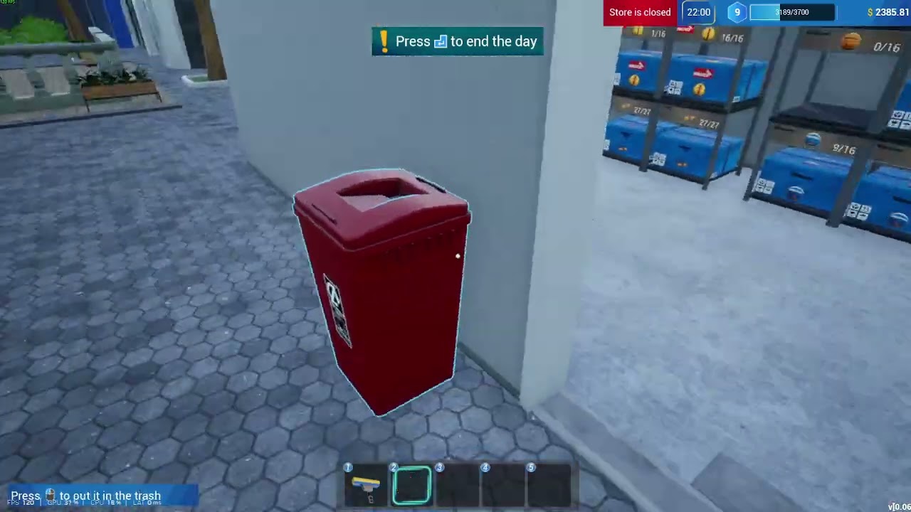 Sporting Goods Shop EP 7 Water Bottles Fishing Gear and Protein Bars🚉🔔👍❤