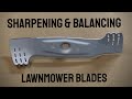 How to sharpen a lawnmower blade - 5 easy steps