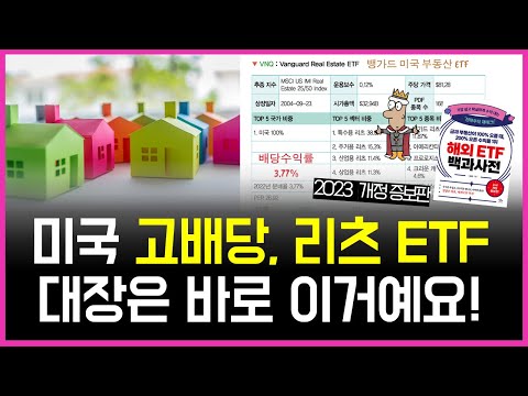   미국 고배당 ETF 리츠 ETF 대장은 바로 이거예요 ㅣ금과 부동산이 100 오를 때 200 오른 수익률 1위 해외 ETF 백과사전