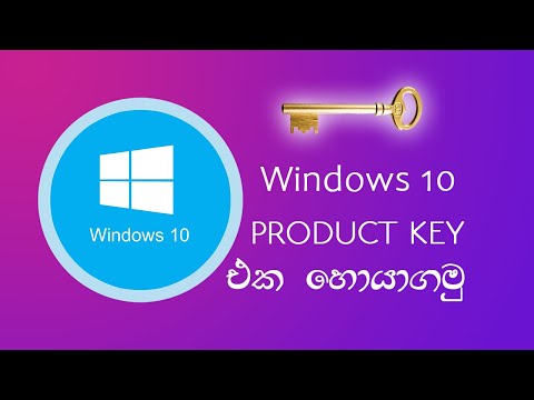 How to find the product key of windows 10 | In Sinhala | Windows pro max