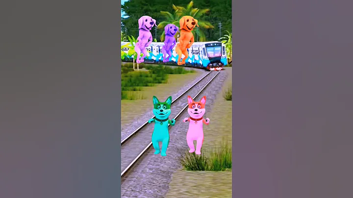 Watch the video about Cute dog beby stop train by dance #trending #cute #cat #trendingshorts #dance #train #funny