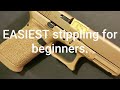 Glock Stippling Tutorial: Easiest Pattern for Beginners. DIY Tips and Techniques.