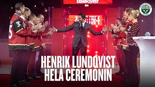 Henrik Lundqvist hyllas i Scandinavium - hela ceremonin (full ceremony)