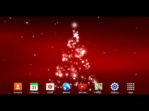 Christmas Live Wallpaper Full Android App Review and Demo