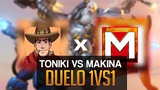 DUELO ÉPICO CONTRA MAKINA! / Makina vs Toniki 1vs1 POR FIN!! | Overwatch