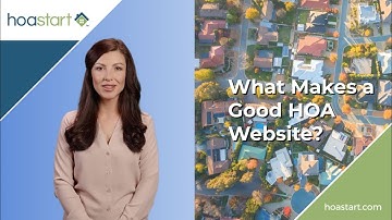 What Makes a Good HOA Website