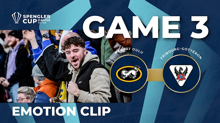 Emotion Clip | Kärpät Oulu vs. HC Fribourg-Gottéron | Spengler Cup Davos 2024