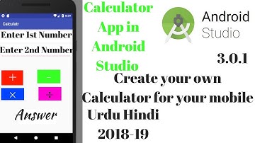 Create Simple Calculator App in Android Studio 3.0.1 (2018)