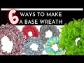 6 ways to make a deco mesh base wreath   how to make a wreath compilation 2021 wreathtutorial