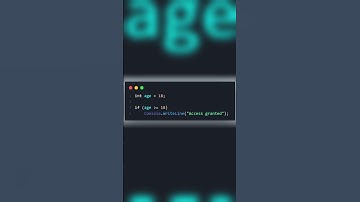 C# Check: Is age 18 or more? #shorts #coding