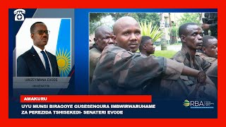 Uyu munsi biragoye gusesengura imbwirwaruhame za Perezida Tshisekedi- Senateri Evode