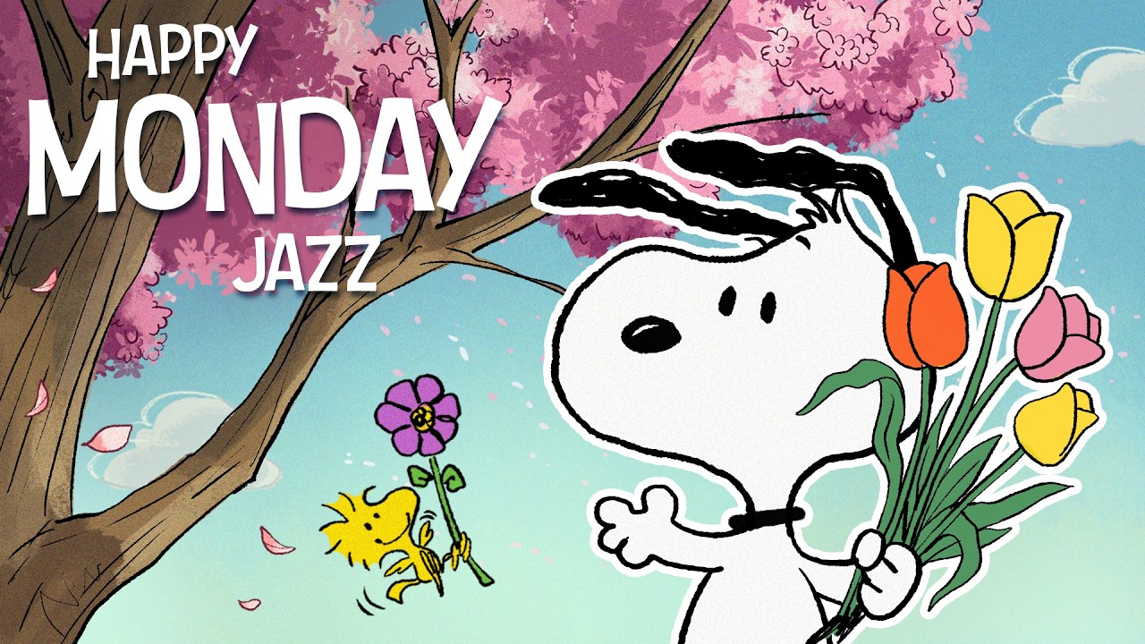 Spring Monday Jazz with Snoopy 🌷⛅🎹 | Relaxing Peanuts Nostalgia - YouTube
