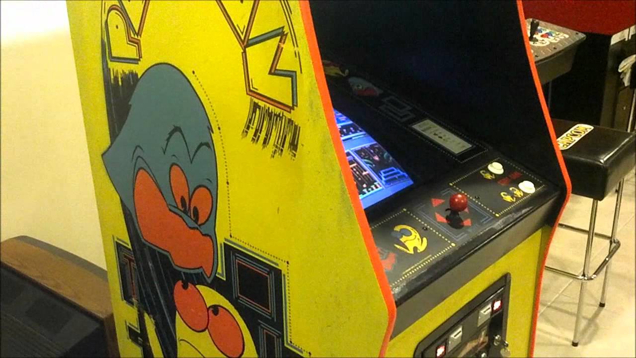Original Stand Up Pac Man Arcade Machine Restoration Youtube