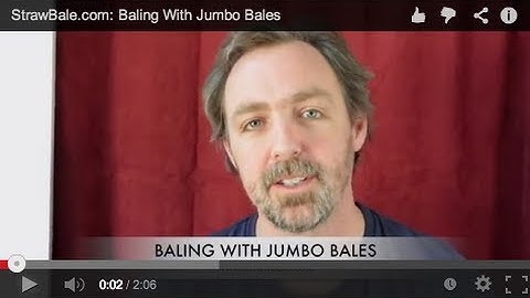StrawBale.com: Baling With Jumbo Bales