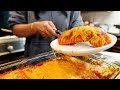 Famous Baked Wet Burritos Smothered w/ Red Chili Sauce | Wet Burrito Recipe | WAB