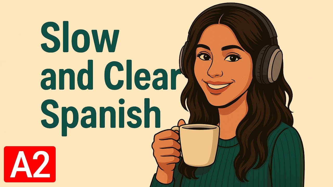 Slow Spanish Listening Practice | Learn Spanish with Podcast | A1 & A2 Level