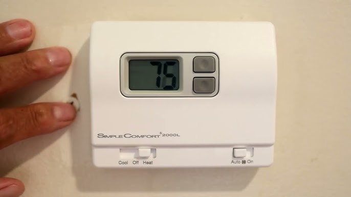 Simple Comfort Pro 5011 Thermostat- How to Use 