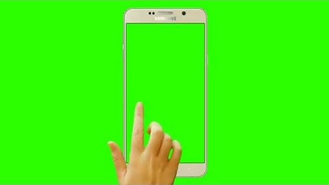 (No Copyright) Green Screen Hand, Mobile, Subscribe, Bell Intro