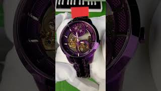 Invicta Objet D Art Men Purple Watch 44334 Quartz,Mechanical Movement SSBracelet #timepiece #luxury