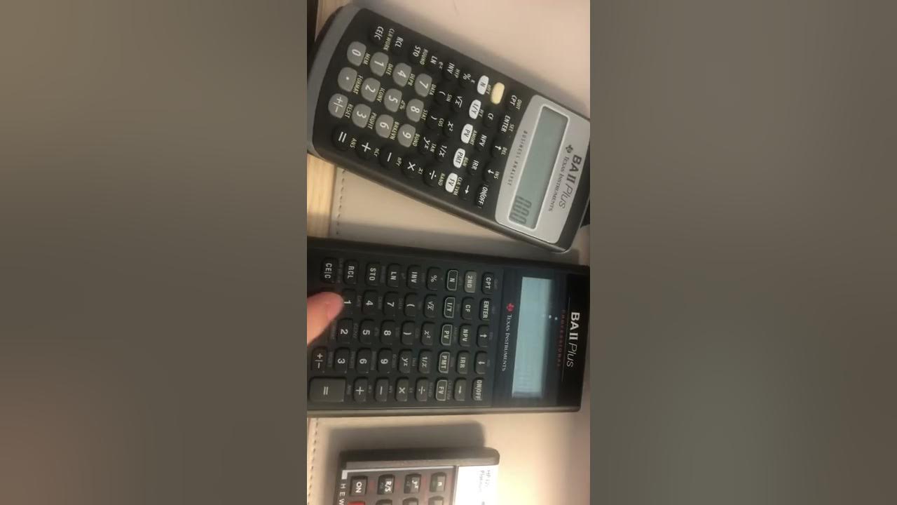 3 official CFA calculator comparison YouTube