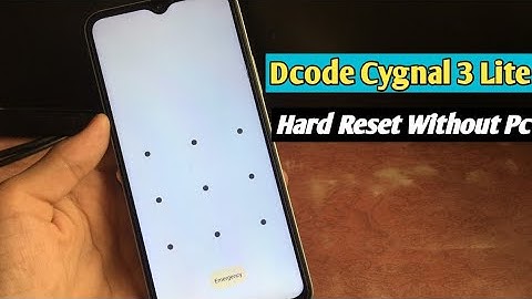 How To Hard Reset Dcode Cygnal 3 Lite Without Pc | Dcode Cygnal 3 Lite Pattern Unlock Kese Kare