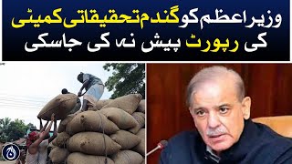 Report of Wheat Investigation Committee could not be submitted to PM Shehbaz - Aaj News