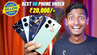 Top 5 Best 5G Smartphone Under ₹20,000 - Flipkart big billion day sale ?